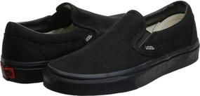 img 3 attached to Vans Classic Slip Black Women Men's Shoes