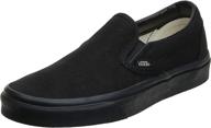 vans classic slip black women men's shoes логотип