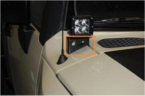 img 3 attached to Кронштейн переднего ограждения SXMA - кронштейны для прожекторов для Toyota Fj Cruiser 2007-2015 (пара)