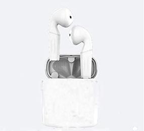 img 2 attached to Наушники с зарядным футляром Earbuds 5.0: водонепроницаемая бинауральная гарнитура с микрофоном для бега, спорта, тренажерного зала-2.