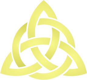 img 4 attached to 🔣 Celtic Trinity Knot Stencil Mini, 3.25 x 3 inch (Small) - Geometric Knotwork Sacred Symbol Stencils for Painting Cards