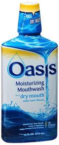 img 1 attached to Oasis Moisturizing Mouthwash for Dry Mouth, Mild Mint - 16 fl oz (473 ml) Value Pack of 3