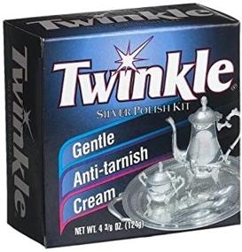 img 2 attached to Pack of 6 Twinkle Silver Polish Kit, Gentle Anti-Tarnish Cream - 4.38 oz