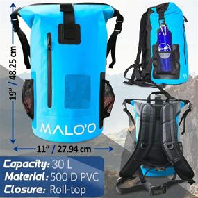 img 1 attached to 🎒 Blue Maloo DryPack Waterproof Backpack