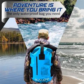 img 2 attached to 🎒 Blue Maloo DryPack Waterproof Backpack