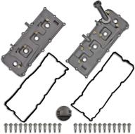 2004-2016 nissan armada nv2500 nv3500 pathfinder titan infiniti qx56 5.6l valve cover set with 🚗 bolts, oil cap, gaskets, spark plug tube seals, and pcv valve - compatible with #13264-ze01a 13264-ze00a logo