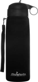 img 3 attached to 🍶 Seychelle Stainless Steel Alkaline Water Bottle: Insulated & Filtered - 26oz (Matte Black)