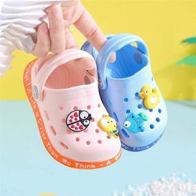 img 2 attached to JUXI Toddler Cartoon Slippers Numeric_5 Apparel & Accessories Baby Girls for Shoes