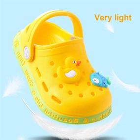 img 1 attached to JUXI Toddler Cartoon Slippers Numeric_5 Apparel & Accessories Baby Girls for Shoes