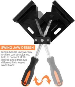 img 1 attached to 🔧 Adjustable Aluminum Clamp for Woodworking and Drill Applications