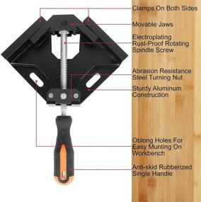 img 2 attached to 🔧 Adjustable Aluminum Clamp for Woodworking and Drill Applications