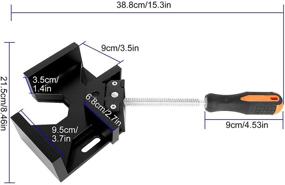 img 3 attached to 🔧 Adjustable Aluminum Clamp for Woodworking and Drill Applications