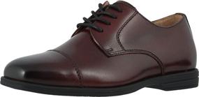 img 1 attached to 👦 Детская обувь Florsheim Reveal Oxford черного цвета среднего размера: Классический стиль для оксфордов