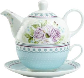 img 3 attached to Grace Teaware Porcelain 10 Ounce Romantic