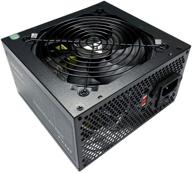 💪 блок питания apevia captain550 atx с элегантными черными кабелями логотип