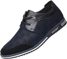 img 4 attached to Veslesth Sneakers Loafers Comfort Business Men's Shoes in Loafers & Slip-Ons