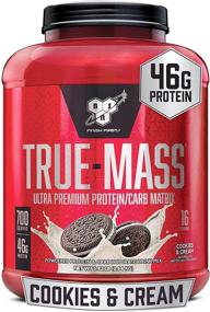 img 4 attached to 🥛 BSN TRUE-MASS Cookies & Cream Weight Gainer Protein Powder for Muscle Mass, 5.82 Pound
