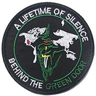 oysterboy usaf air force long-lasting mute-life, concealed-green door tactical aviation patch - hook & loop logo