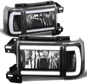 img 4 attached to DNA MOTORING HL LB F15087 BK CL1 Headlight 1987 1991