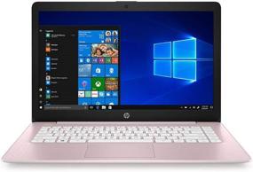 img 3 attached to 💻 HP Stream 14" HD SVA Laptop, Intel Celeron N4000 Processor, 4GB RAM, 64GB eMMC Flash Memory, Intel UHD Graphics 600, 1-Year Office, Bluetooth, Windows 10S, Rose Pink, 128GB SnowBell USB Card