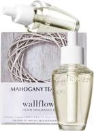 🏠 bath & body works mahogany teakwood wallflowers refills, 2-pack (1.6 fl oz) – home fragrance for an inviting atmosphere логотип