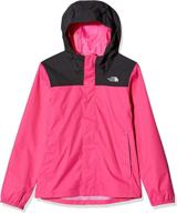 🧥 the north face girls' waterproof jacket with reflective resolve логотип