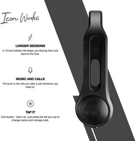 img 2 attached to 🎧 Black Skullcandy Icon Wireless On-Ear Headphone - Enhanced SEO