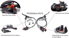 img 3 attached to 🚵 Ultimate Upgrade: JGbike Shimano MT200 MTB Hydraulic Disc Brake Set - Enhance Your Mountain Bike's Performance!