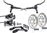 🚵 ultimate upgrade: jgbike shimano mt200 mtb hydraulic disc brake set - enhance your mountain bike's performance! logo