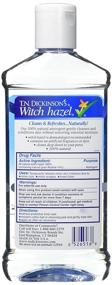 img 1 attached to 🌿 Witch Hazel Astringent by T.N. Dickinson's - 100% Natural, 16 fl oz (473 ml) - 2 Pack