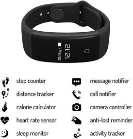 img 3 attached to GoLingYea H30 Fitness Tracker: Waterproof Smart Band with Heart Rate Monitor, Step Counter, and Calorie Counter - Ideal for Kids, Women & Men on Android iPhone