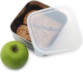 img 2 attached to 🌱 U-Konserve To-Go Stainless Steel Square Food-Storage Bento Box Lunch Container 30oz - Clear Airtight Lid - Dishwasher Safe - BPA Free - Eco Friendly: A Sustainable Solution for Healthy Meal Prep