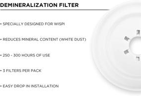 img 3 attached to LittleHippo WISPI Humidifier Replacement Demineralization Filters - Pack of 3