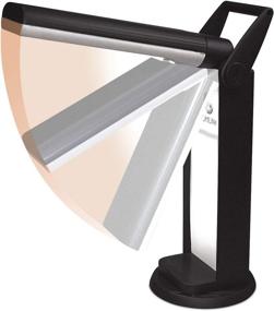 img 2 attached to 💡 OttLite L139AB 13 Watt Black Desk Lamp: Enhanced Illumination with Swivel Base