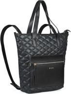 dtbg leather shoulder handbags backpack logo