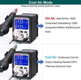 img 1 attached to 🔥 YIHUA 995D Rework Soldering Station: Superior Performance for Precision Work