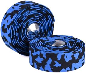 img 4 attached to 🏻 KINGOU EVA Camouflage Road Bike Handlebar Tape - 2PCS Set