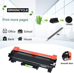 img 2 attached to 🖨️ GREENCYCLE Brother TN760 TN730 Toner Cartridge Replacement with CHIP - Black, Pack of 1