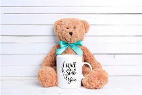 img 1 attached to 🤣 Hilarious Nurse Week Gag Gift: 'I Will Stab You' Coffee Mug - Perfect for Nursing Graduation and Birthdays! Find Cute Cups for Nurses and Coffee Lovers!