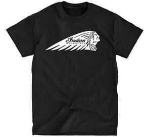 img 1 attached to CottonMob Indian Motorcycles Logo Black