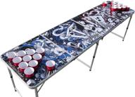 🍻 shop the ultimate tattoo portable beer pong table with holes online! логотип