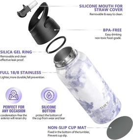 img 1 attached to Stainless Steel Sports Water Bottle