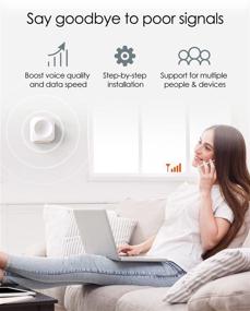 img 3 attached to 📶 HiBoost Cell Phone Signal Booster for Home with Smartphone APP, Coverage up to 10,000 sq ft, All Major US Carriers – AT&T, Verizon, T-Mobile, Sprint & More, FCC Approved