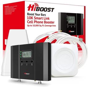 img 4 attached to 📶 HiBoost Cell Phone Signal Booster for Home with Smartphone APP, Coverage up to 10,000 sq ft, All Major US Carriers – AT&T, Verizon, T-Mobile, Sprint & More, FCC Approved