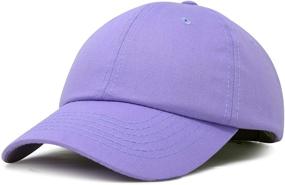 img 4 attached to 🧢 DALIX Women's Cap Adjustable Hat: 100% Cotton in Black, White, Gold, Lavender, Blue, Pink, Lime Green, and Hot Pink