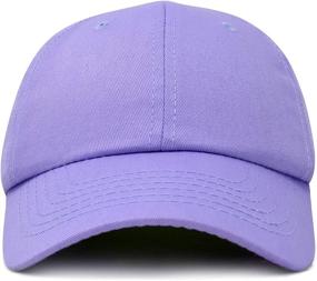 img 1 attached to 🧢 DALIX Women's Cap Adjustable Hat: 100% Cotton in Black, White, Gold, Lavender, Blue, Pink, Lime Green, and Hot Pink