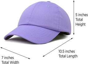 img 2 attached to 🧢 DALIX Women's Cap Adjustable Hat: 100% Cotton in Black, White, Gold, Lavender, Blue, Pink, Lime Green, and Hot Pink