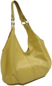 img 1 attached to 👜 Black Large Hobo Handbags & Wallets for Women by Piel Leather