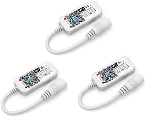 img 4 attached to 🔌 Goldwin Smart WiFi RGBW 5 Pin Controller for LED Strip, Panel Light, Lamps - Wireless Remote Control with Free APP, Compatible with Amazon Alexa, Google Assistant, and IFTTT (Pack of 3)