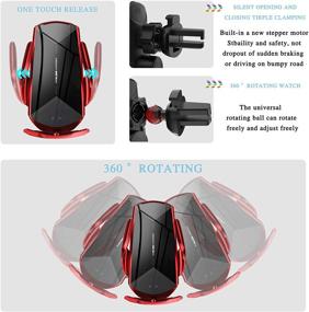 img 1 attached to Car Wireless Charger Included Auto Clamping